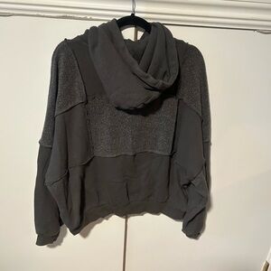 Women's Gray Hooded Sweater